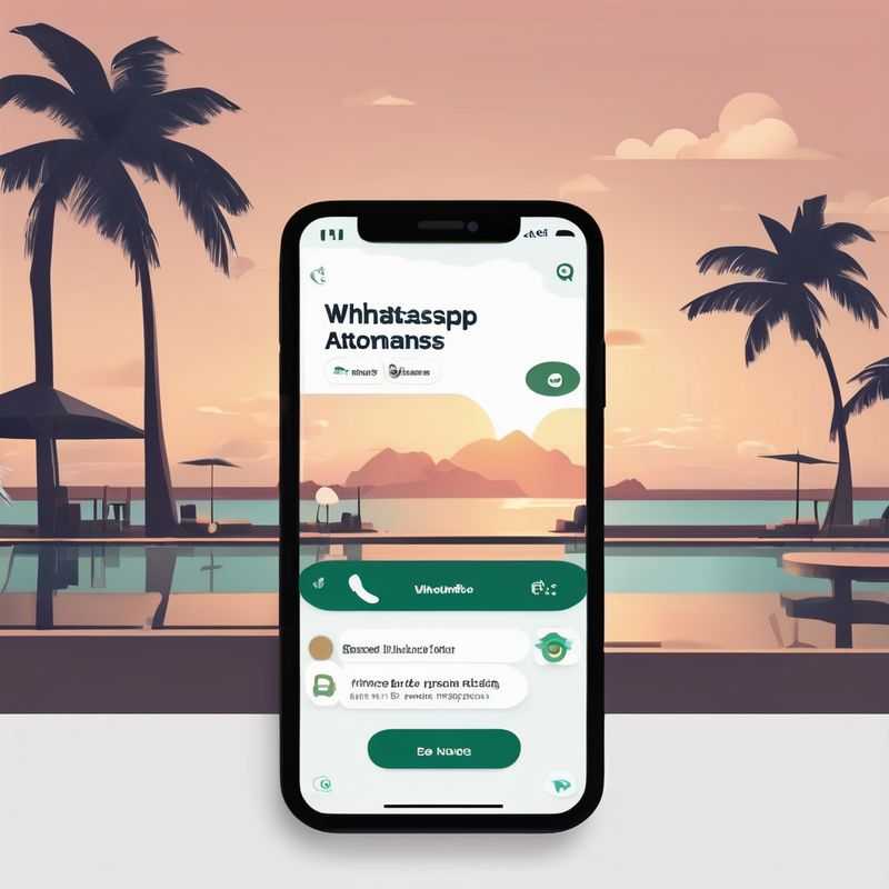 WhatsApp Business Automation dashboard showing automated customer service responses and workflows.